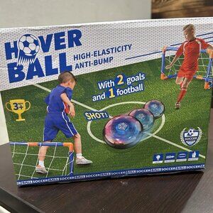 Hover Soccer Ball with 2 Goals-Boy Toys Rechargeable Air Floating Soccer Toy ...